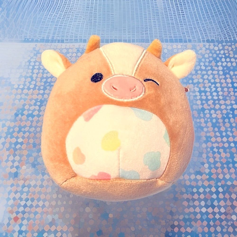 Griella Squishmallow 5” Cow Plush BNWT Cute Collectible